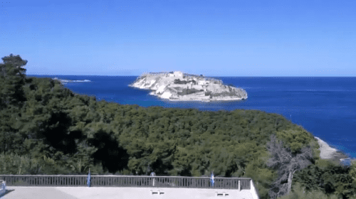 Live View of Isole Tremiti Islands in Gargano National Park, Italy